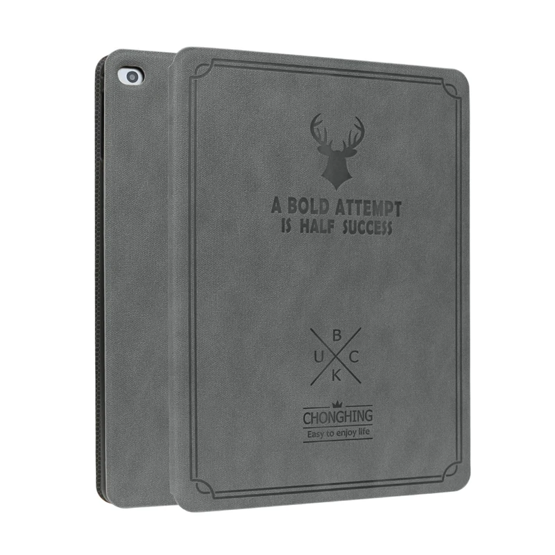 Luxury Vintage Deer Head Leather Tablet Stand Case