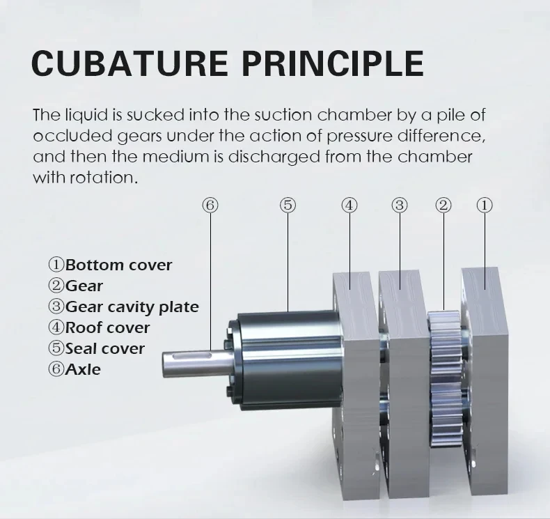 JH High Precision Gear Metering Pump 0.3% Accuracy for High Temp & Viscous Fluid