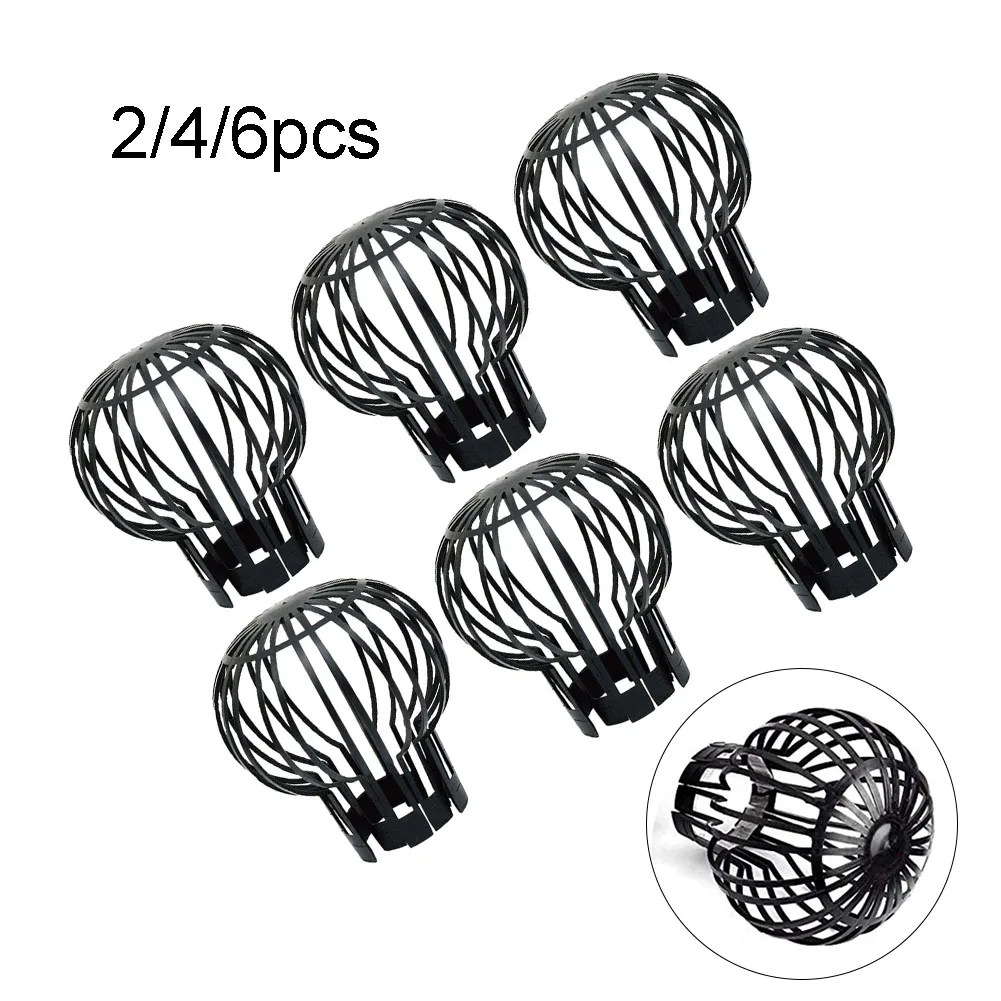 

2/4/6PCS Roof Drain Rooftop Floor Drain Drain Outlet Anti-blocking Circular Mesh Cover Balcony Outdoor Rainwater Leaf Blockage