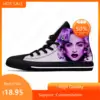 Madonna Pop Music Singer Fashion Funny Popular Casual Cloth Shoes High Top Lightweight Breathable Mens Womens Teenager Sneakers 1