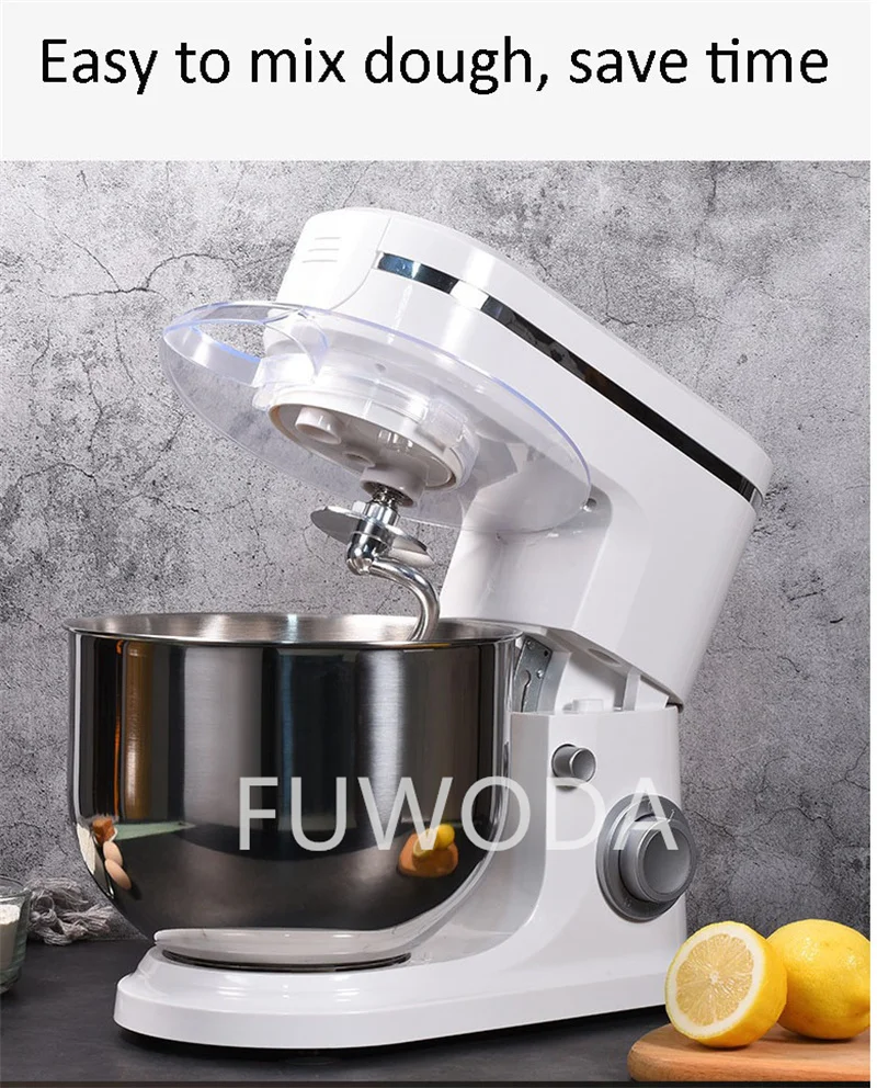 110V 220V Multi-Functional Dough Cream Whipper 5-in-1 Home Commercial Fully Automatic Juicer Dough Kneading Machine Mixer