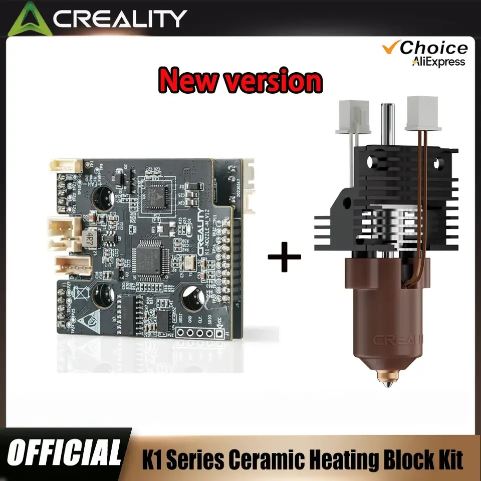 Creality 2025 New Version K1/K1C/K1Max Hotend PCBA Adapter Board_T9_GD32F303CBT6 and K1 Series New Version Hotend Upgrades Kit image 1