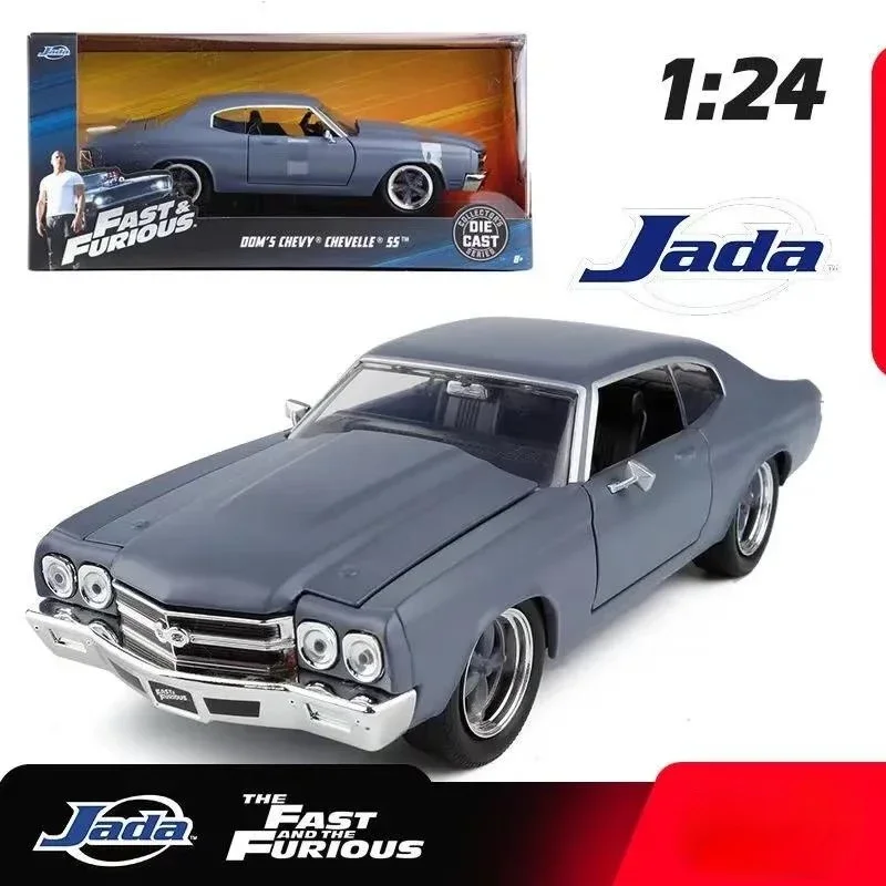 Jada 1:24 1970 Chevrolet Chevelle SS High Simulation Diecast Car Metal Alloy Model Car Toys for Children Gift Collection J193 children s 1 24 scale classic jada 1970 plymouth road runner diecasts