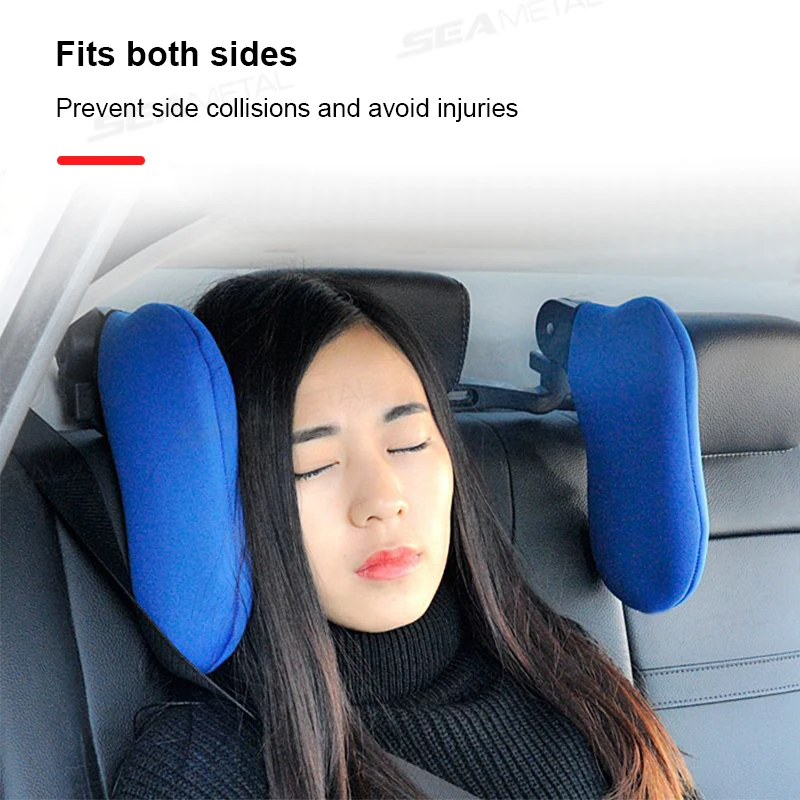 Cotton Car Headrest Extender U Shape Neck Support Pillow