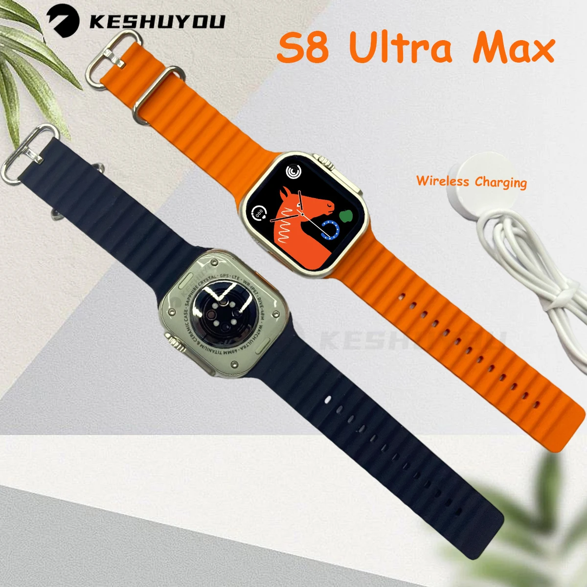 Smartwatch S8 Ultra 49mm Relógio Inteligente Unissex - E_IDEIAS ONLINE