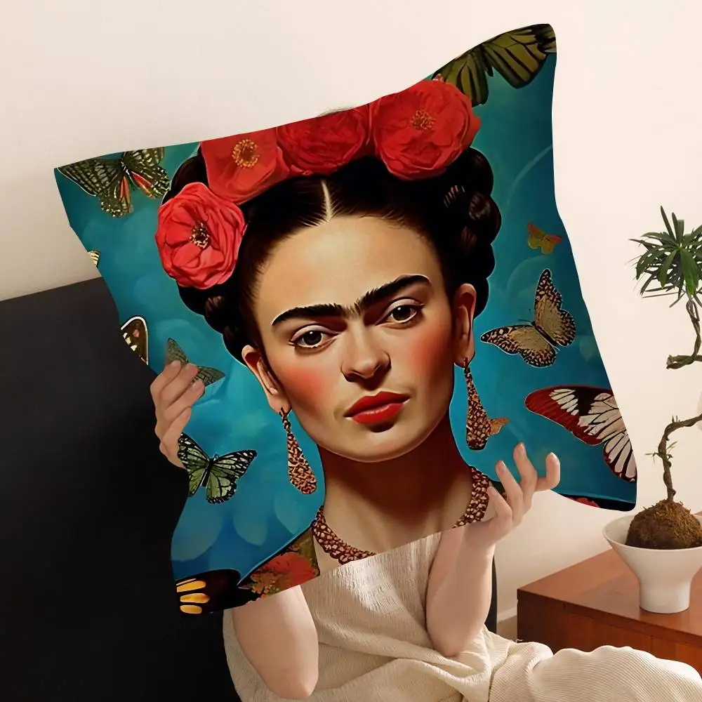 F-Frida K-Kahloes 아트 베개 쿠션 커버 베개 커버 거실 소파 홈 장식 맞춤형