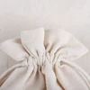 5Pcs/Lot DINYAO Light Natural Color Cotton Linen Storage Drawstring Bags Thicken Fabric Christmas Gift Package Small Pouches 5