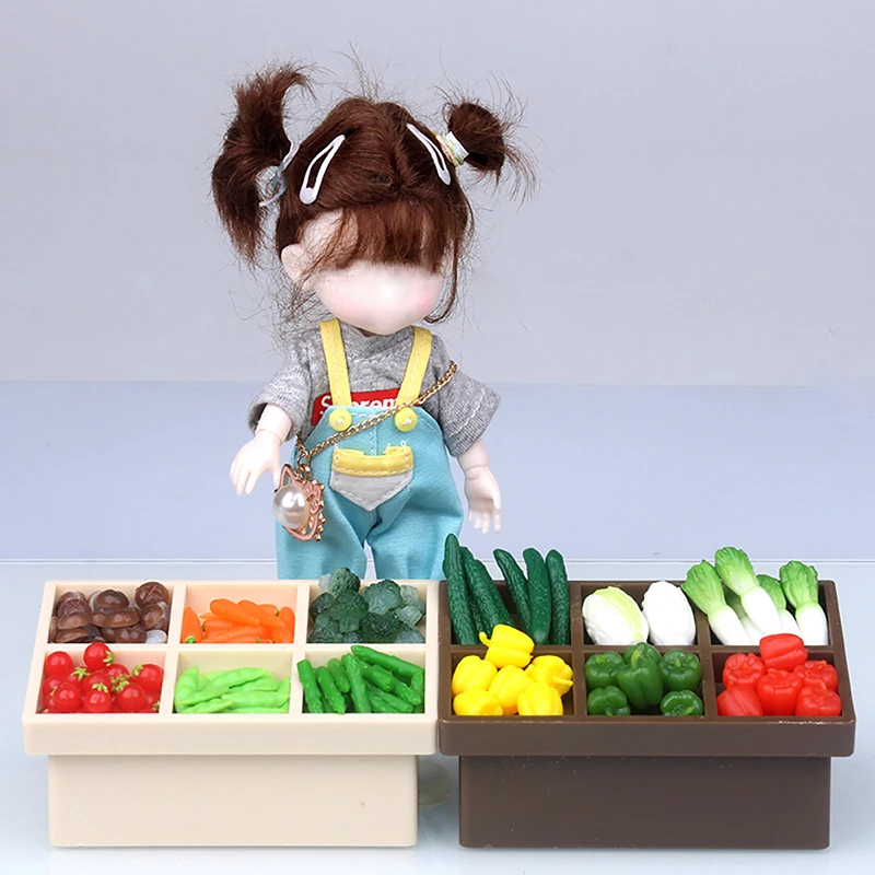 

Тележка для кукольного домика, корзина для столовой, полка для хранения, модель кухонной мебели, аксессуары для кукольного домика, декоративная игрушка в подарок