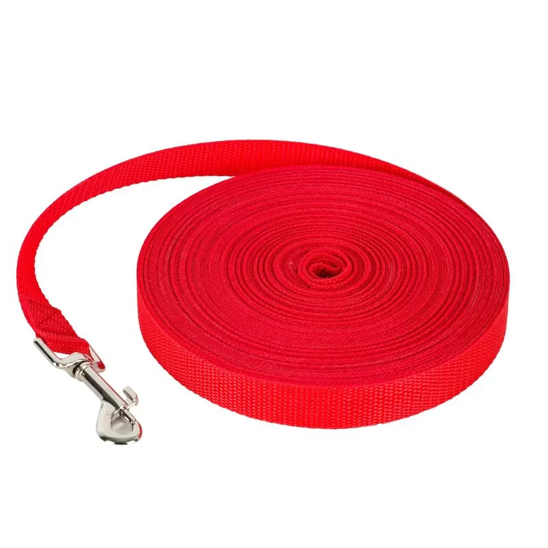 Extra Long Multicolor Nylon Pet Training Leash for Dogs Durable Material with Sturdy Buckle Fashionable Safe multiple sizes