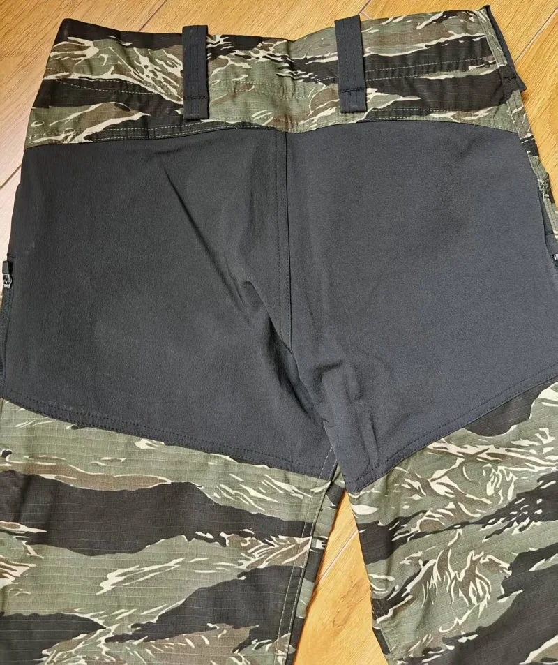 야외 나일론 4면 탄성 훈련 등산 통근 바지
