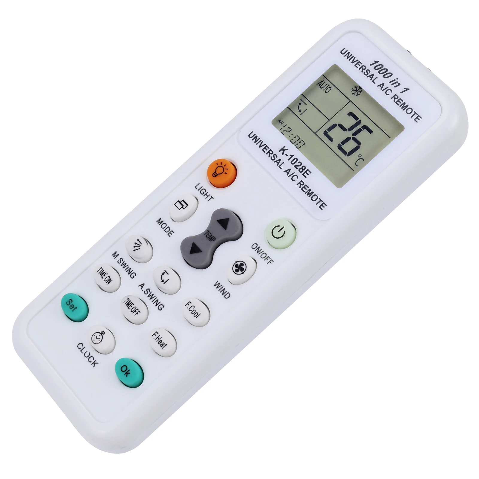 Universal Air Conditioning Remote Control with LCD Display