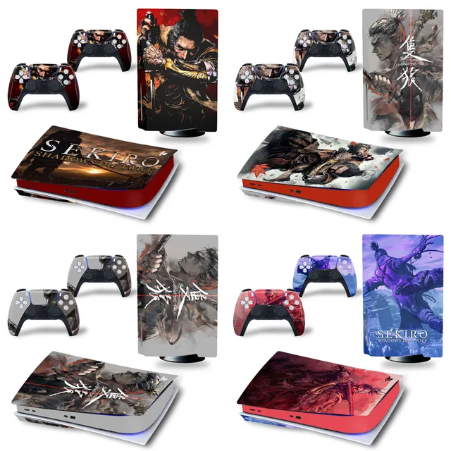 For PS5/Playstation 5 Controller Sekiro：Shadows Die Twice PVC Skin Vinyl  Sticker Decal Cover Dustproof Protective Sticker 1 PCS