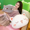 Creative New Peach Cat Doll Plush Toy Kitten Birthday Gift Cute Cat Pillow Doll Cojines Decorativos  Cute Pillow  Office Chair 1