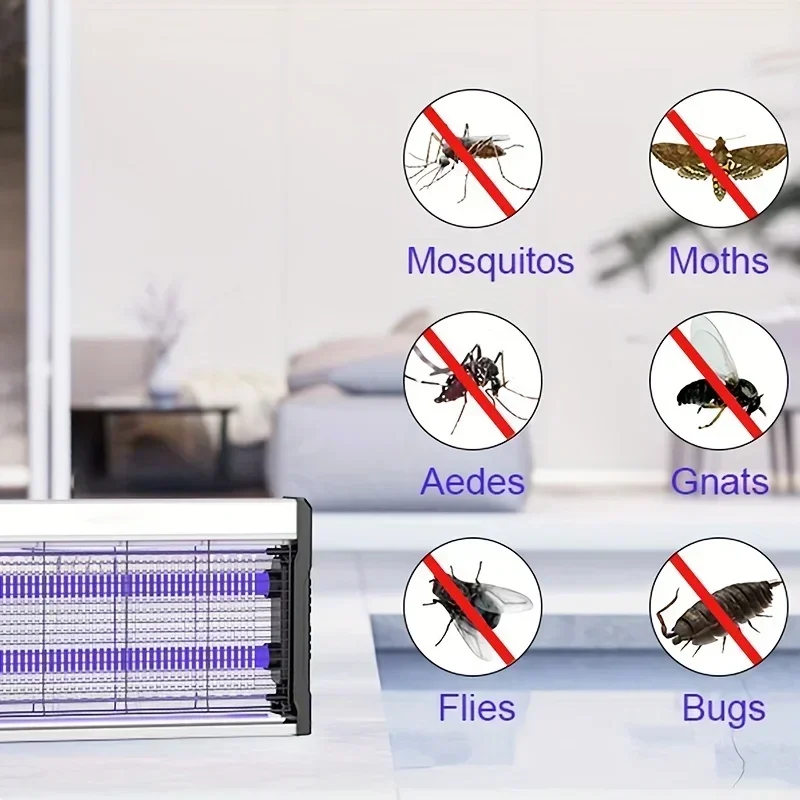 USB Mosquito Killer Lamp, UV Insect Trap for Home, Hotel, Restaurant, Indoor Outdoor Fly Catcher, Electric Bug Zapper 2W-10W