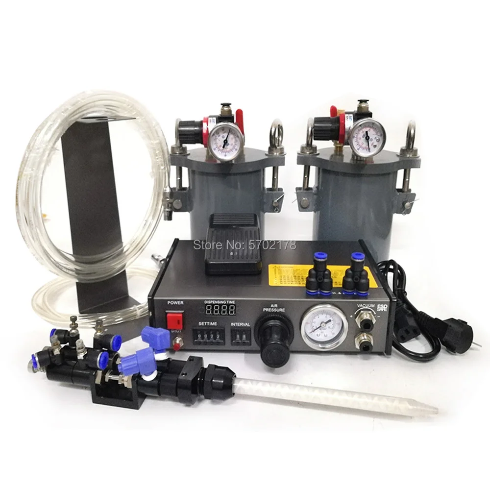 

BY-23AB Double liquid dispensing valve carbon steel pressure tank set full set of automatic dispensing machine equipment