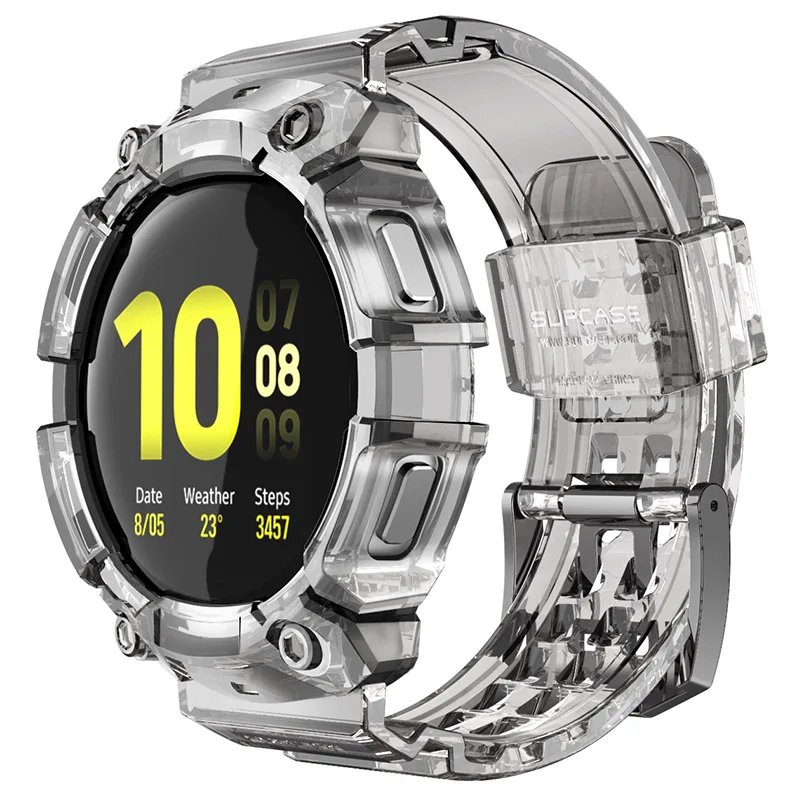 SUPCASE Case For Galaxy Watch 5 44mm (2022)/Galaxy Watch 4 44mm (2021) UB Pro Rugged Protective CoverStrap Watch Ban
