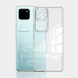 Enhanced Product Title:  
Sleek Silicone Soft Clear Shockproof Phone Case - Universal Fit for Vivo S17 5G (Clear)