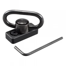 

1.33inch Quick Release Sling Swivels Kit Sling Mount Adapter Outdoor Sports Mount (Black)