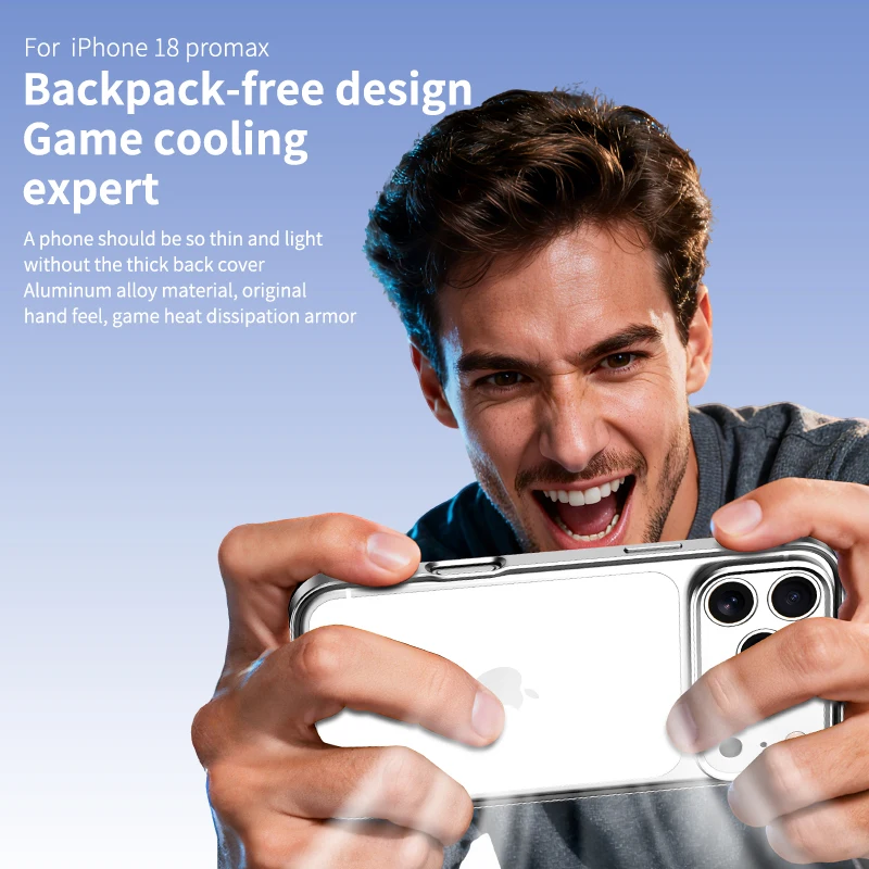 Sleek Aluminum Alloy Phone Frame with Metal Camera Lens Protector and Silicone Shockproof Bumper