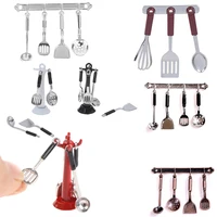 1:12 Doll House Miniature Dollhouse Spoon Shovel Cookware Model Cook Set 1:12 Kitchen Utensils DIY Dollhouse Accessories 1