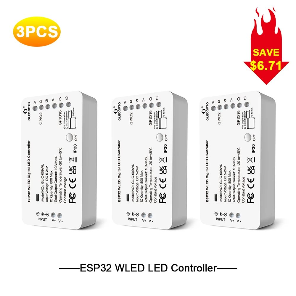 3PCS WLED Controller
