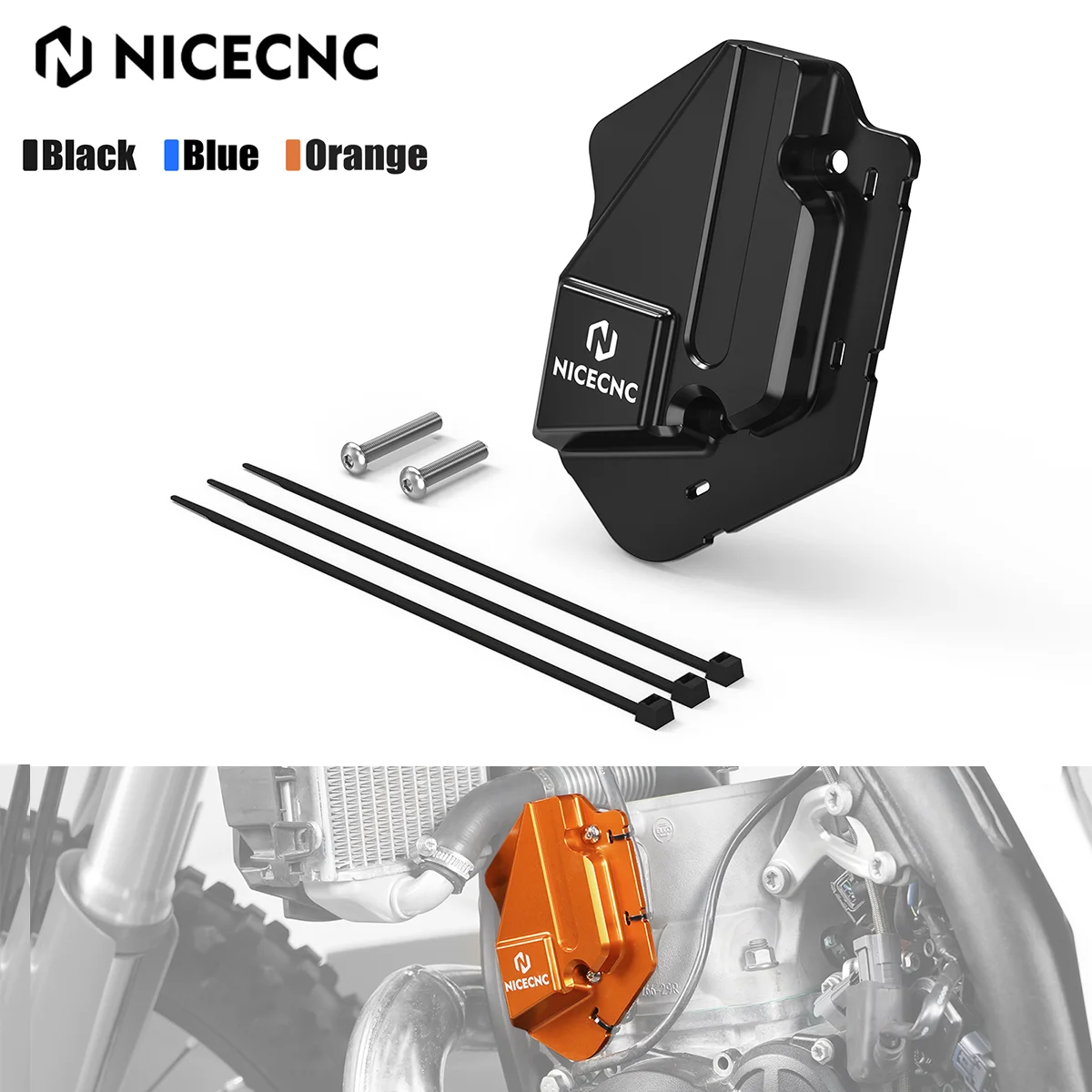 NICECNC Für 2024 KTM EXC 300 XCW 250 300 SX 125 250 300 XC Husqvarna TE300 TE250 TC125 TC250 TX300 2023 Linke Power Ventil Abdeckung