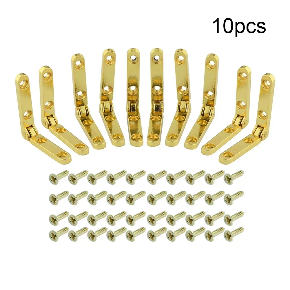 90 Degree Hinges 10pcs Wooden Box Zinc Alloy Hinge Folding Hinges Screws Jewellery Case Cabinet Furniture Hardware Furniture Hinge Wooden Box Hinge Cabinet Hinges Cabinet Door Hinges