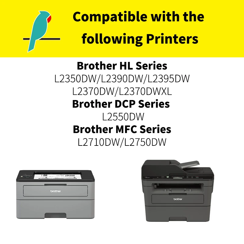 TN760 Toner for Brother Compatible with TN730 TN-760 TN-730 for MFC-L2710DW HL-L2350DW DCP-L2550DW MFC-L2750DW HL-L2370DW