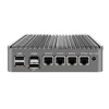 Fanless Mini PC 4 Intel i226-V 2.5Gb LAN N6005 N5105 2*NVMe TPM2.0 Switch Soft Router VPN Server ESXI Rugged Firewall Appliance 5