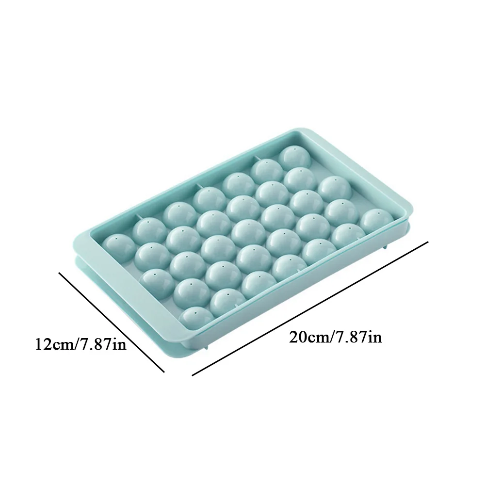 1pc Ice Cube Tray 2 In 1 Round Sphere Ice Ball Maker Square Ice