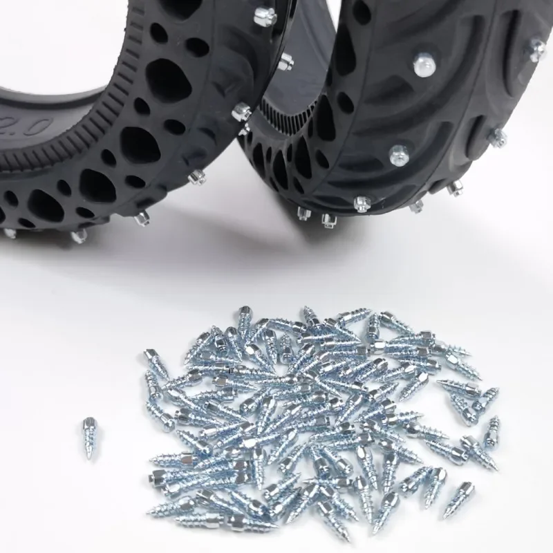 Snow Tire Anti-skid Nails Winter Tire Screws Nails Shoe Spike Universal Car Motorcycle Bike Off-road Tyre Alloy Anti-Slip Studs