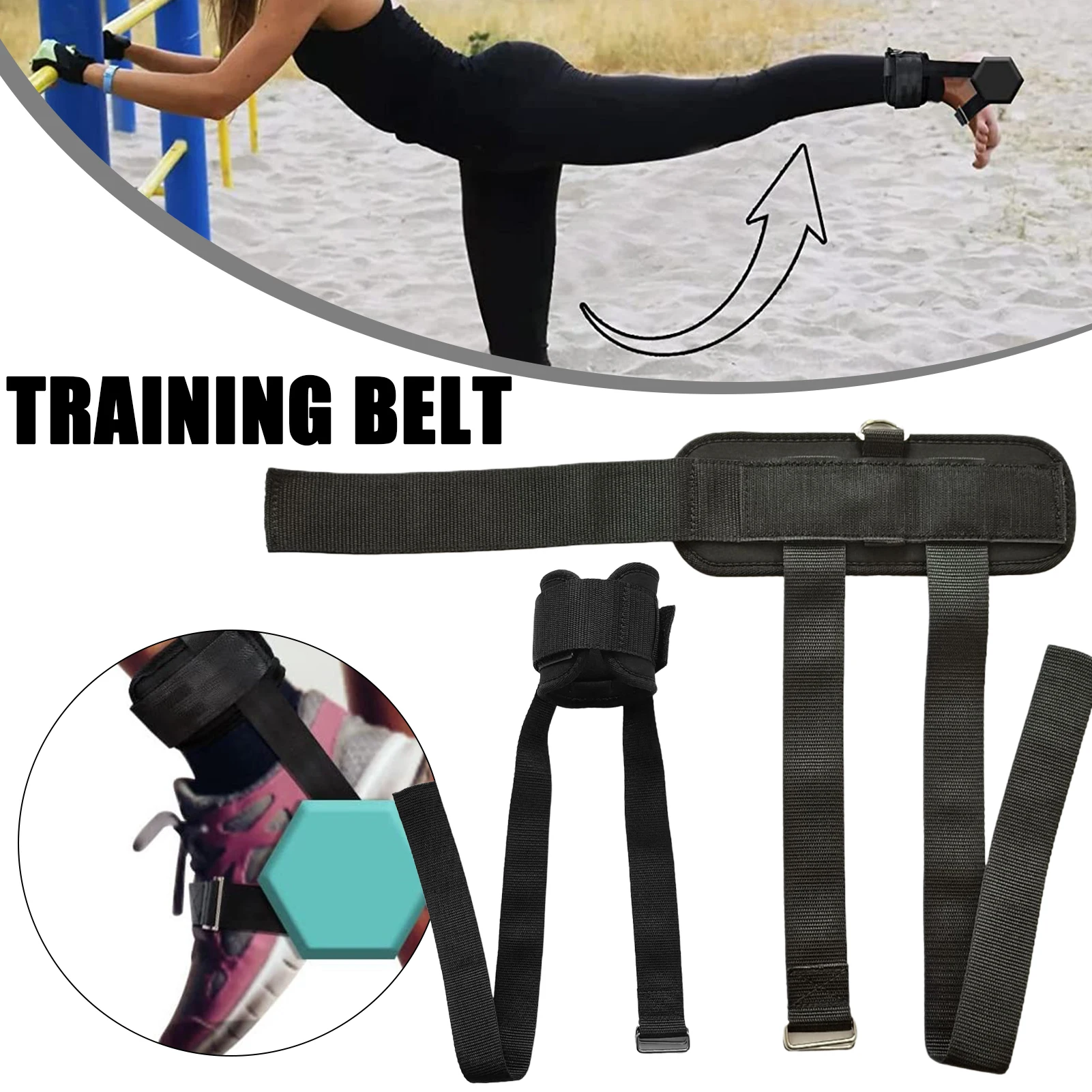 Dumbbell Ankle Strap Durable Ankle Weights Cuffs For Home Gym