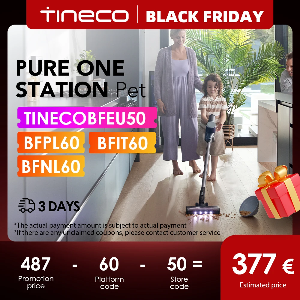 Odkurzacz Tineco Pure ONE Station Pet za $277.85 / ~1131zł