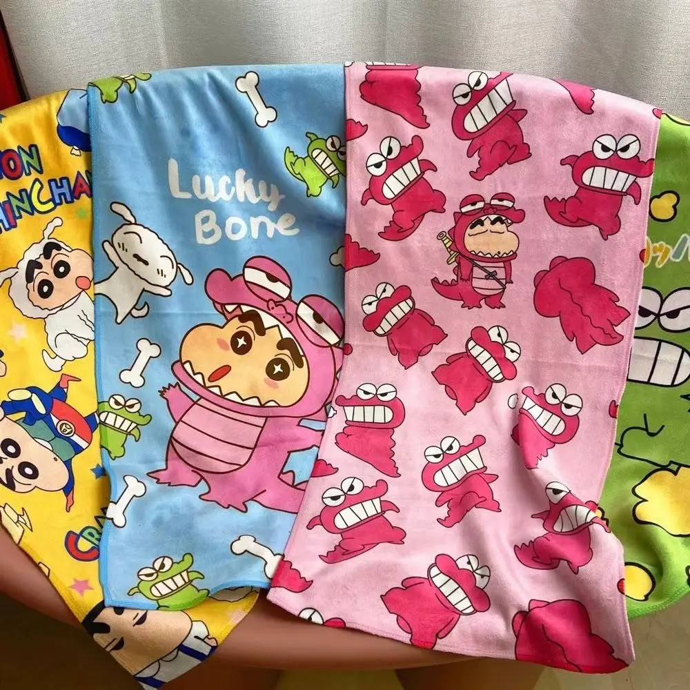 

Kawaii Crayon Shin-Chan полотенце банное полотенце мультяшный тонкий стиль легкий внешний вид Sweatwipe Спортивное поглощающее пот полотенце
