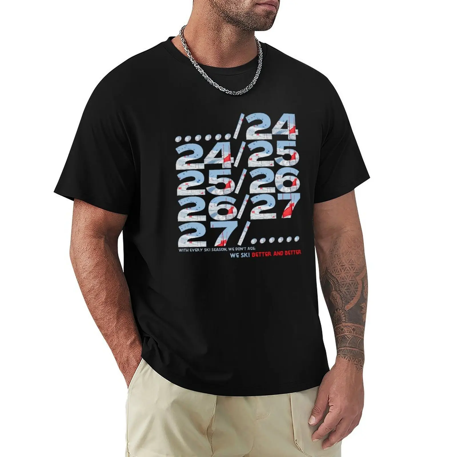 Camisetas divertidas de esquí alpino para hombre, Regalos divertidos para corredores de esquí para esquiadores de descenso, Regalos divertidos para esquiadores, camisetas de Tallas grandes