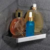 Corner Shelf Stainless Steel Shower Caddy Anti-Rust Corner Storage Shower Organizer Wall Mount For Kitchen Bathroom 2