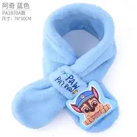 100% Genuine Paw Patrol Thicken Cross Collar Scarf Kids Girls Glove Warm Winter Muffler Fur Plush Cute Shawl Scarfs High quality 2