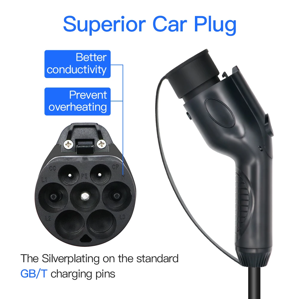 Type 2 Ev Charging Cable 7m 32a (22kw) Type 2 To Type 2 Hybrid Electric Car  Charging Cable For Ev Charger Charging Station - Battery Cables &  Connectors - AliExpress
