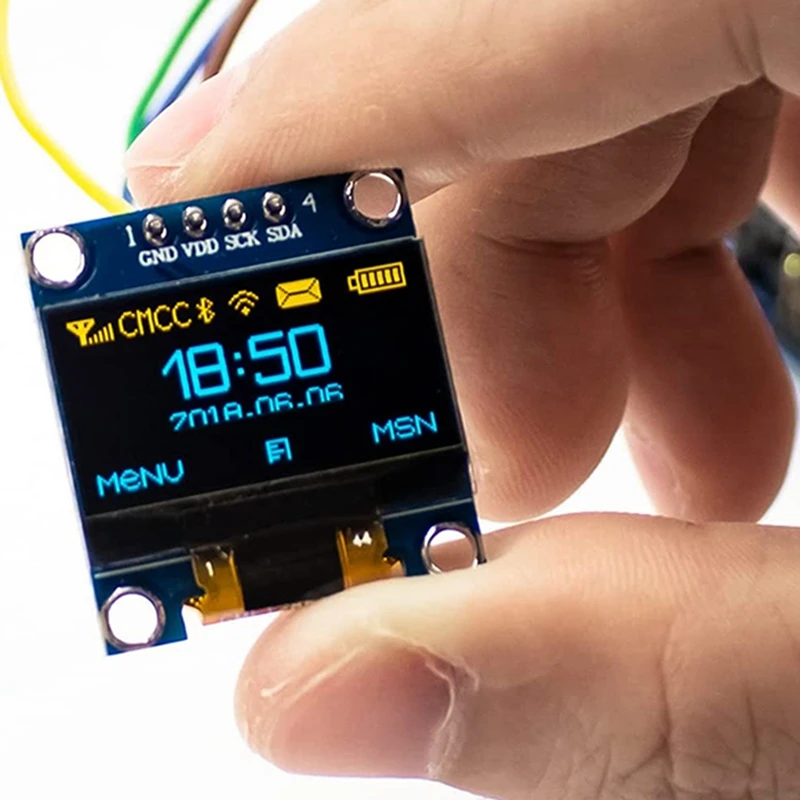 OLED ���÷��� ��ũ�� ����, IIC I2C ���� �̴� ��ü �߱� ���÷��� ��ũ�� ����, 0.96 ��ġ ����̹�