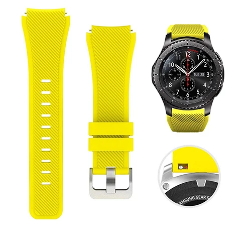 ตัวเลือกสินค้า สายซิลิโคนนาฬิกาสมาร์ทวอช รองรับ Samsung Galaxy Watch 3/4/5 และ Huawei GT 2