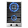 Tieasy 12 inch 2 Burner Propane Built-in with Thermocouple Protection Stainless Steel Gas Cooktop GH001-122G 1