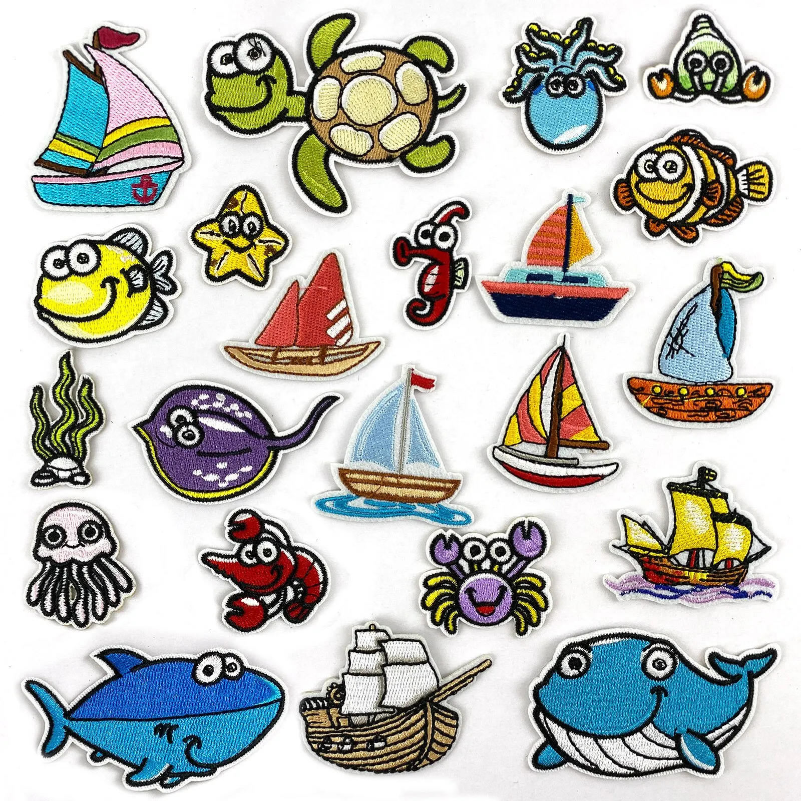 Clothing Patches Cartoon Fruit Patches Thermoadhesive Patches Cute Animal Patch Iron on Embroidery on Clothes Applique