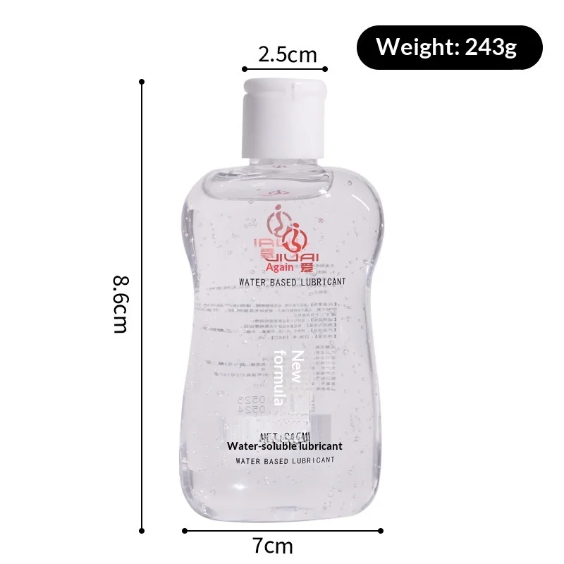 Milk-white Viscous Lube for Adults Vagina Anal Goods Sex Toy， Lubricant for Sex,Water Based Sex Massage Oil for Couple Game