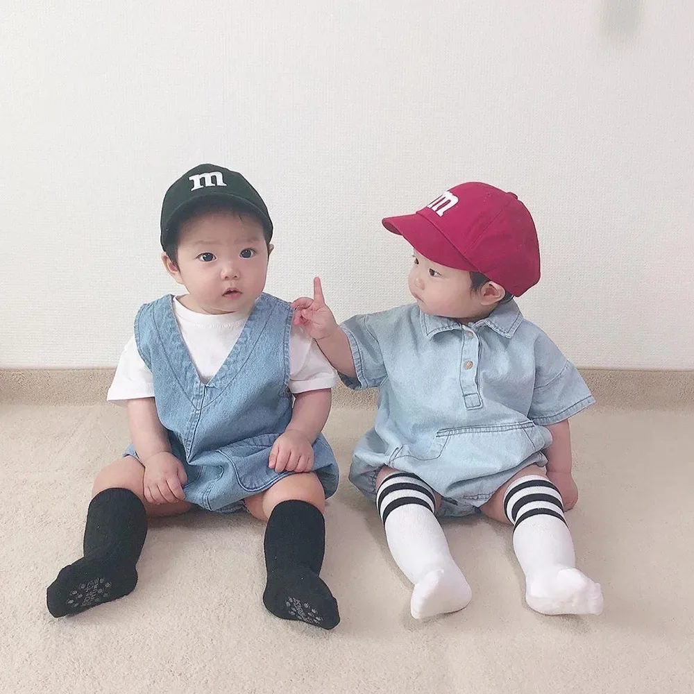 Children's Thin Visor Cap Handsome Letter Baseball Cap Outdoor Sun Hat