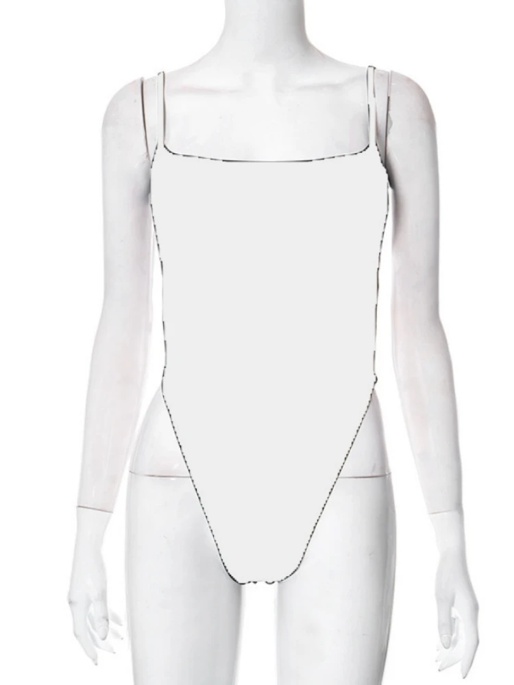 Backless Sexy Bodysuit Lingerie Black Tops For Women Hot Club Outfit Low Cut One-pieces Bustier Slim Body Feminino Y2k Clothes