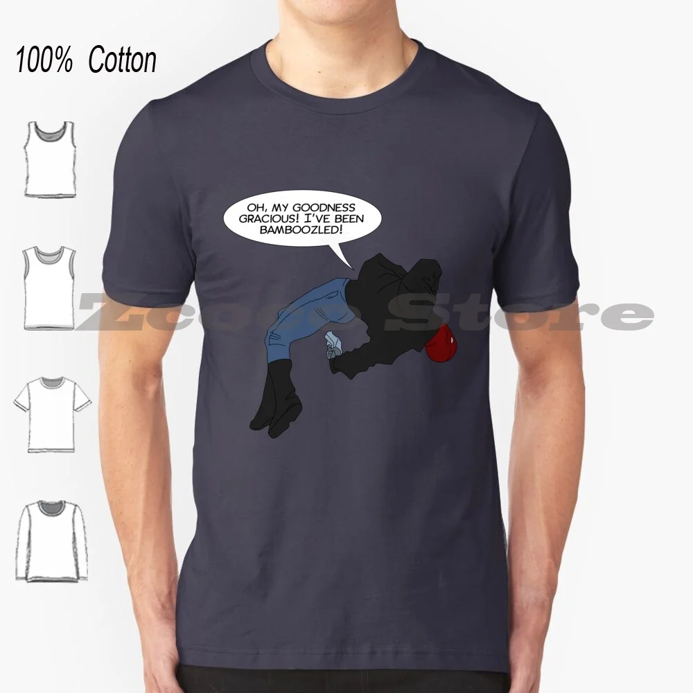 T-Shirt Bamboozled Con Cappuccio Rosso 100% Cotone Uomo Donna Modello Personalizzato Jason Robin Cappuccio Rosso Bruce Wayne Robin Second Robin Oh My