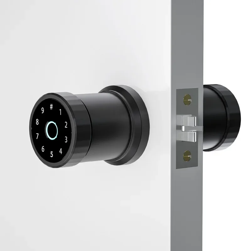 

Rotating smart password lock for home indoor office without hole automatic fingerprint lock