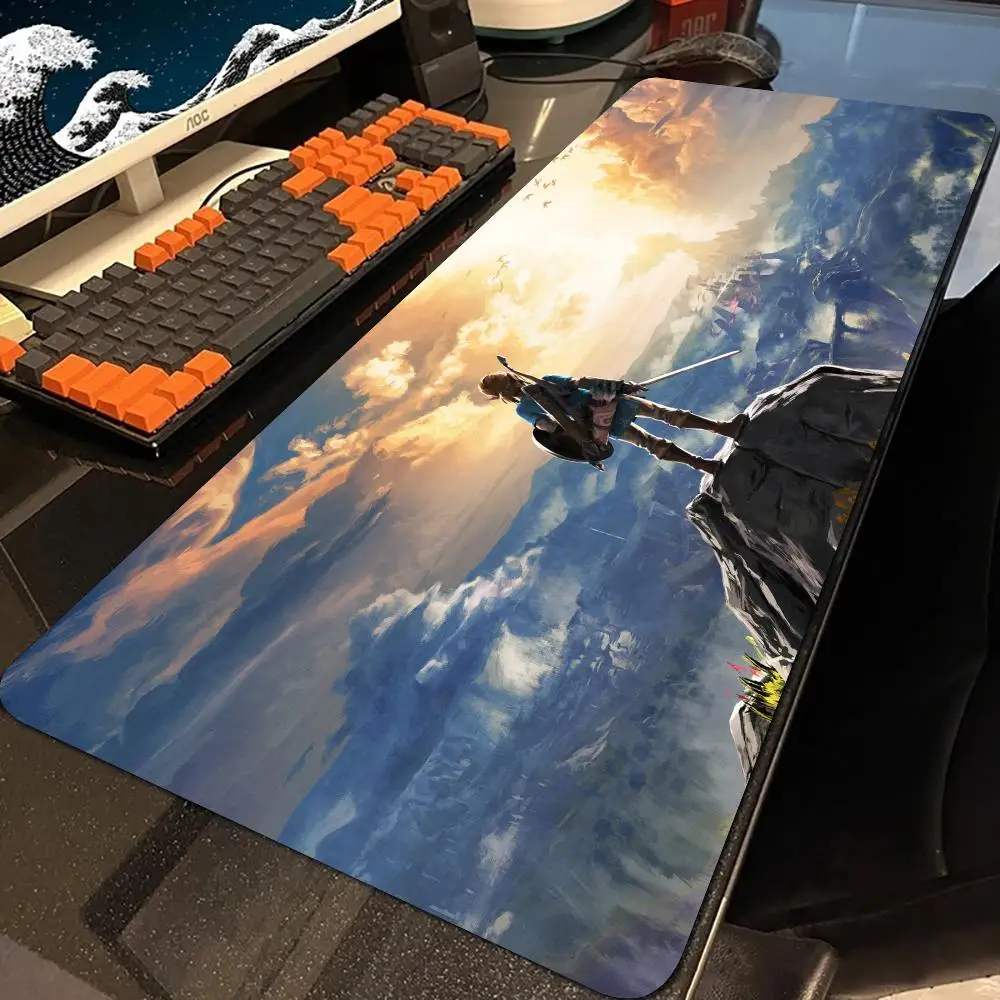 T-The Legend Of Zeldaes  Mouse Pad E-Sports Rubber Mouse Pad Mecha Pioneer Anti-Slip Extra Large Computer Laptop Desk Mat
