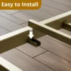 King Bed Frame, Storage Headboard with Charging Station, Solid and Stable, Noise Free, No Box Spring Needed, Easy Assembly 6