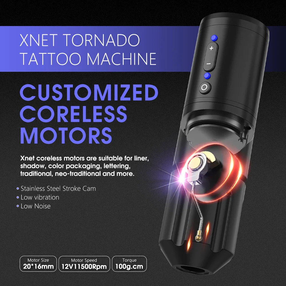 その他 XNET Tornado Tattoo machine XNET Tornado Coreless Motor - Professional Tattoo Machine